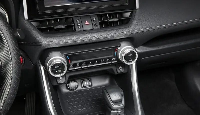 デザイン性UP♪ シルバー エアコン ダイヤル カバー RAV4 50 系 MXAA52 MXAA54 AXAH52 AXAH54 GZパッケージ ハイブリッド拍卖