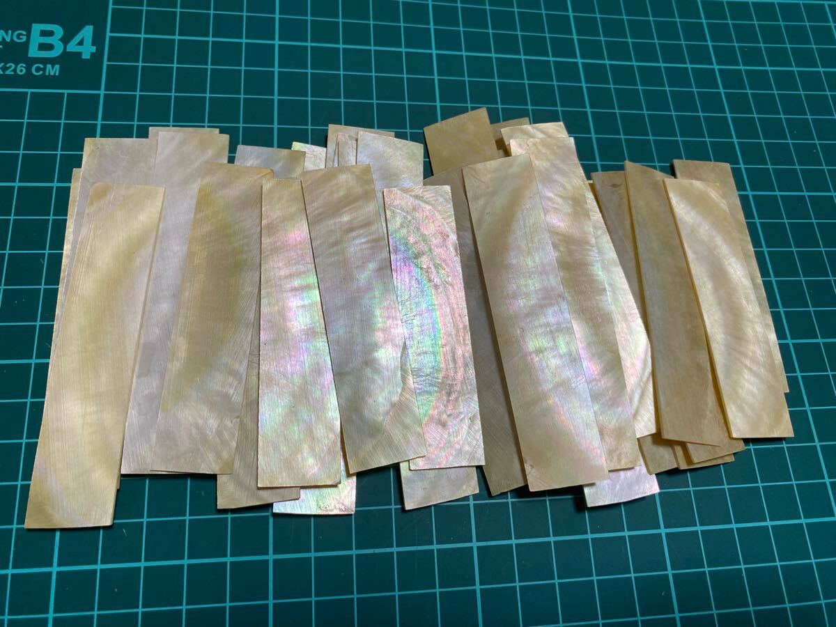 白蝶貝 スライス 12枚 サイズ2*9cm前後拍卖