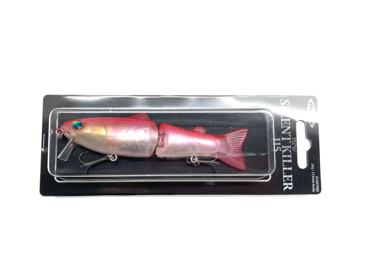 未使用☆deps New サイレントキラー 115 #オーロラピンク 検索(釣猫)ビッグベイト拍卖