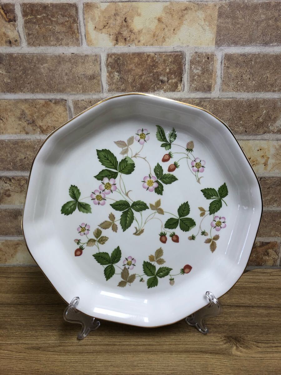 WEDGWOOD ウェッジウッド ワイルドストロベリー プレート WILD STRAWBERRY拍卖