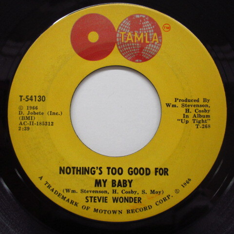 STEVIE WONDER(スティーヴィー・ワンダー)-Nothing's Too Good For My Babyステ拍卖