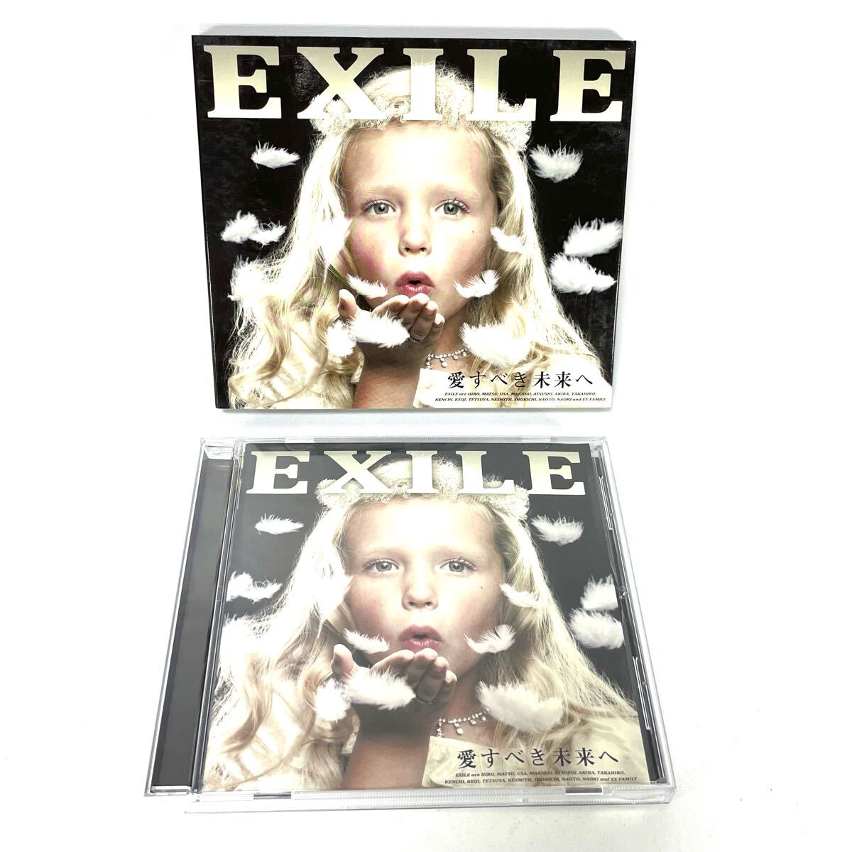 中古 EXILE エグザイル 愛すべき未来へ アルバム CD シーディー 歌 曲 ソング 音楽 スタジオアルバム J-POP rhythm zone ATSUSHI TAKAHIRO拍卖