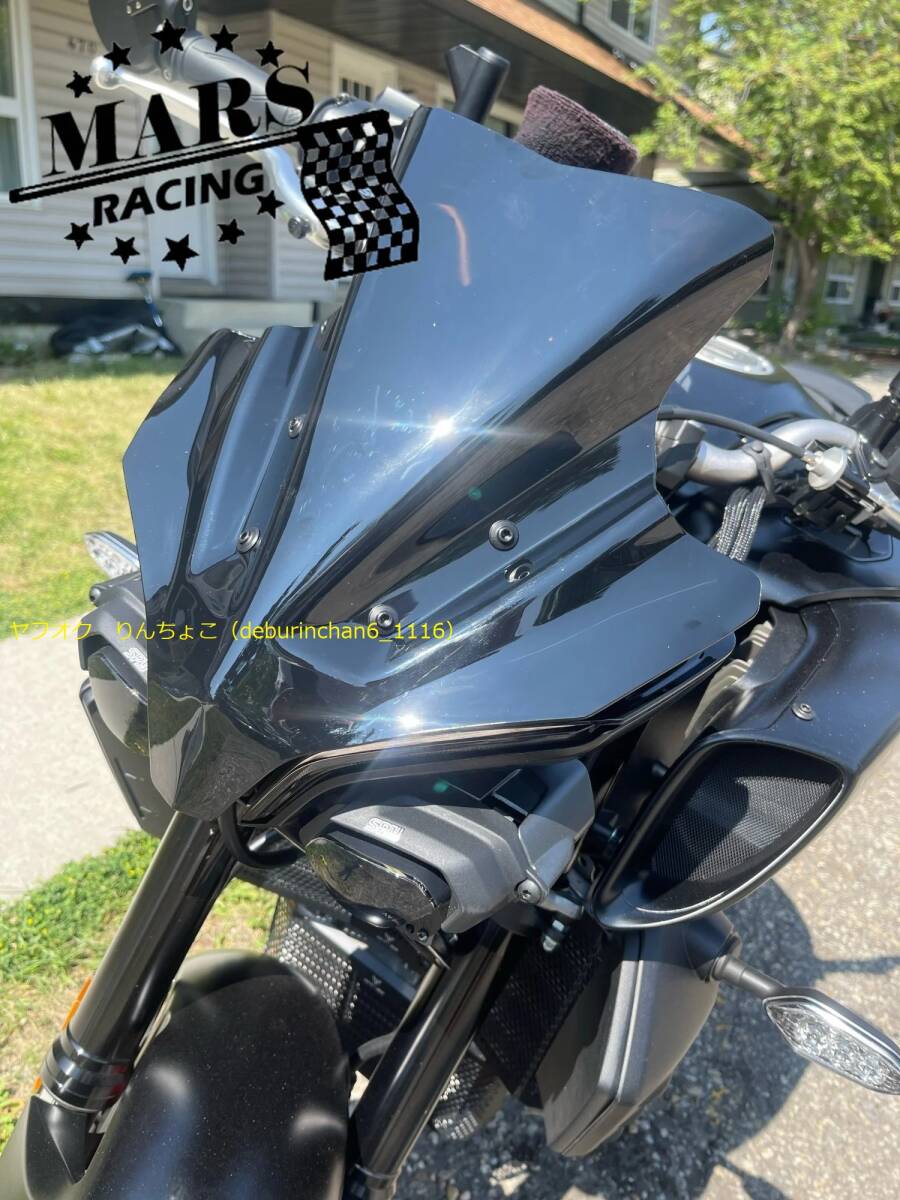 YAMAHA ヤマハ MT-10 SP 2022-2024 フロントガラス ウインドブレーカー デフレクターキット プラスチック拍卖