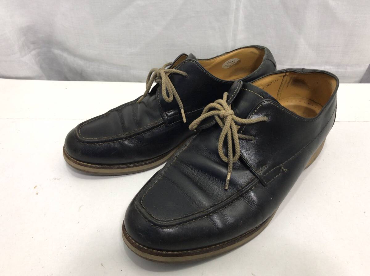 BURBERRY LONDON バーバリー ローファー レザーシューズ ブラック 25cm E46s2拍卖