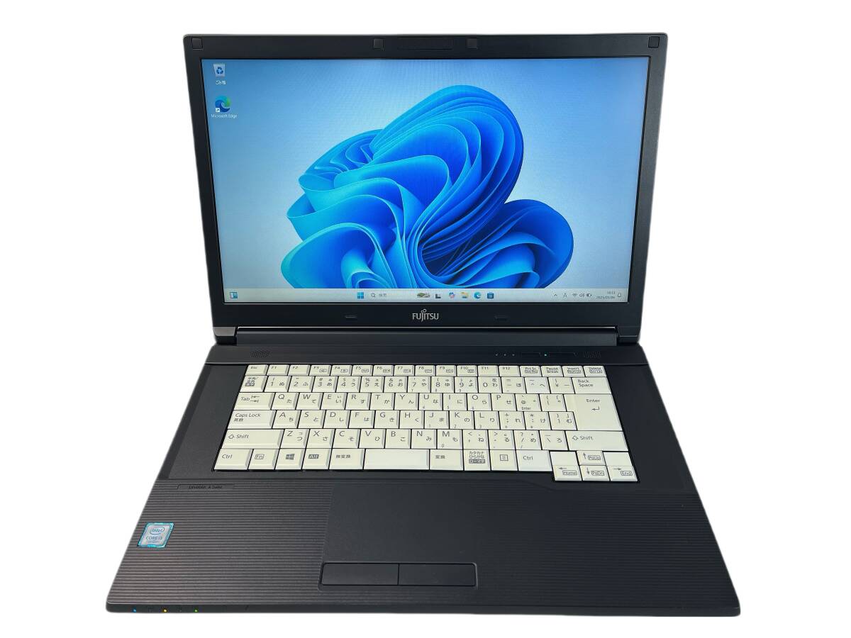 富士通 LIFEBOOK A577/R ビジネスノート Intel Core i3-7100U メモリ8GB+SSD256GB+DVD 15.6型HD Win11 ノートパソコン A577R3-5拍卖