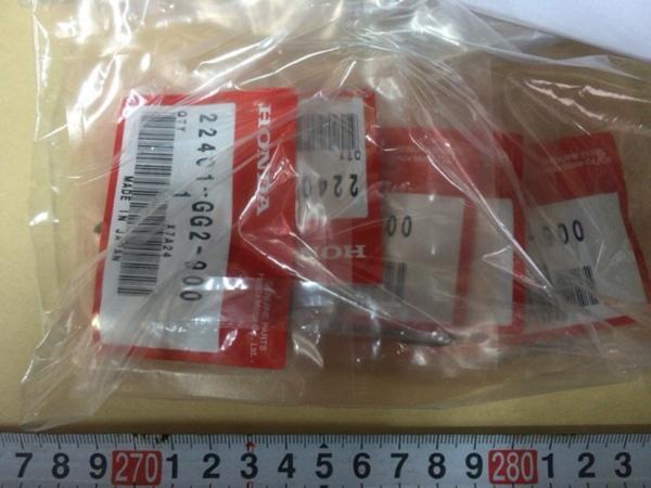 新品送料込ホンダデイオAF62クラッチスプリング3本純正GG2拍卖