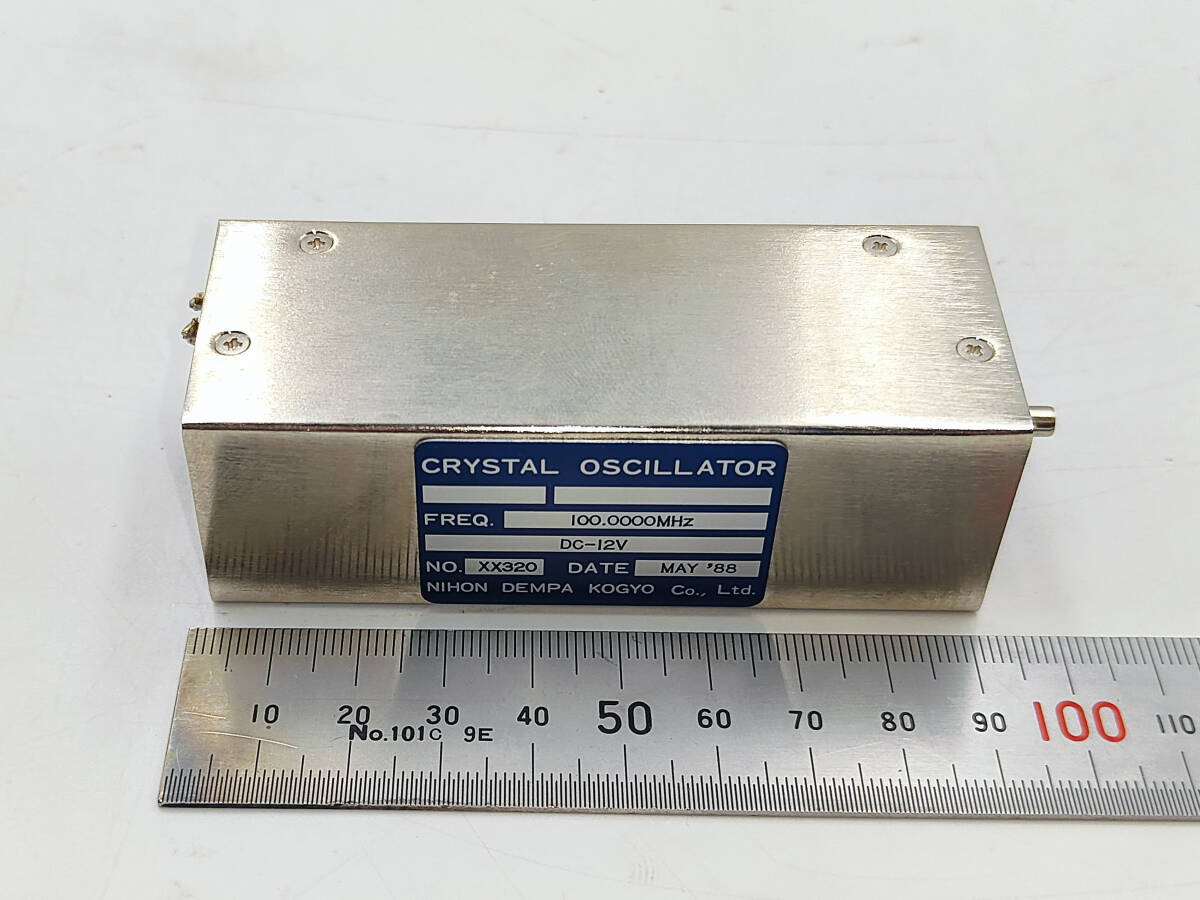 NDK 100.0000MHz DC12V 水晶発振器 ジャンク /2502-309拍卖
