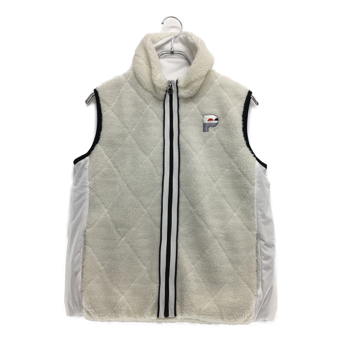 coco 未使用品【SALE】ピッコーネクラブ PICONE CLUB レディース ベスト 1(M) 白 ボア中綿入 レターパックプラス発送可 98300拍卖