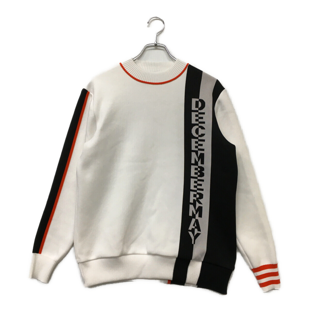 coco 中古【SALE】ディセンバーメイ DECEMBERMAY メンズ セーター M 白 ホワイト モックネック K9389拍卖