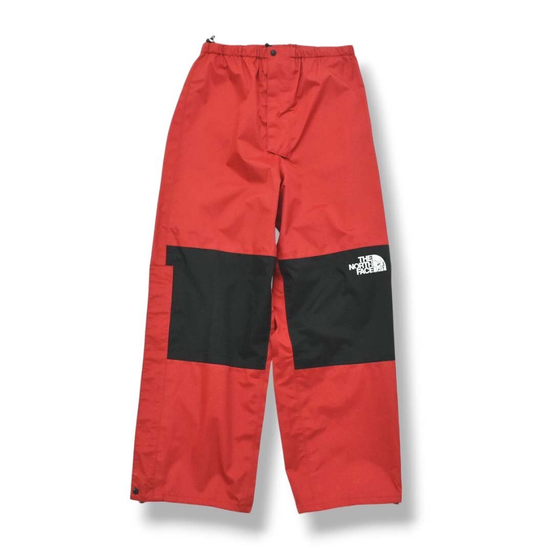 ★定番! ノースフェイス THE NORTH FACE ナイロン シェル パンツ BM レッド アウトドア ウィンドブレーカー レイン ウェア ボトムス★拍卖
