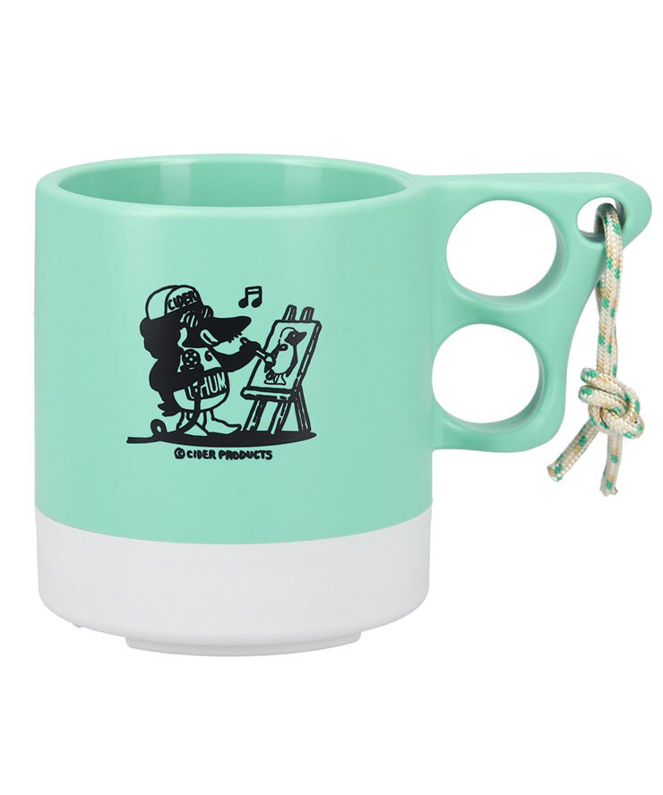 <Mint/LtGray>チャムス CHUMS かせきさいだぁ Camper Mug Cup かせきさいだぁ キャンパーマグカップ CH62-2164拍卖