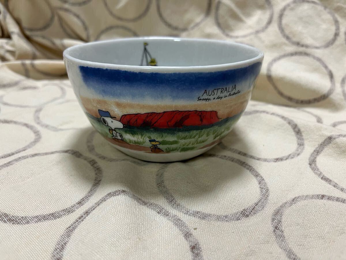 PEANUTS スヌーピーボウル 世界シリーズ オーストラリア 陶器 拍卖