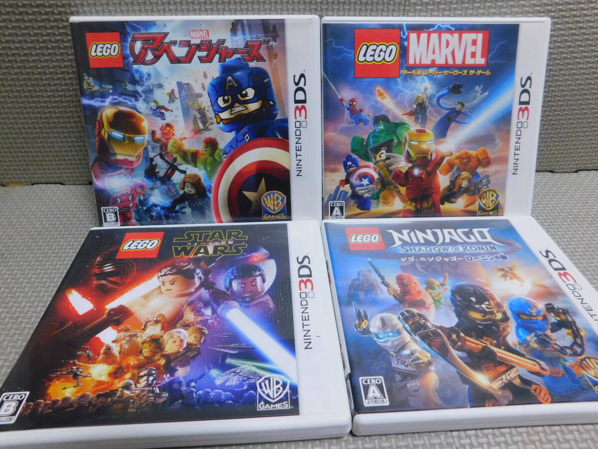 Rう404 送無 同不 4本セット LEGO・MARVEL アベンジャーズ・スーパーヒーローズ ザ ゲーム・スター ウォーズ フォースの覚醒・ニンジャゴー拍卖