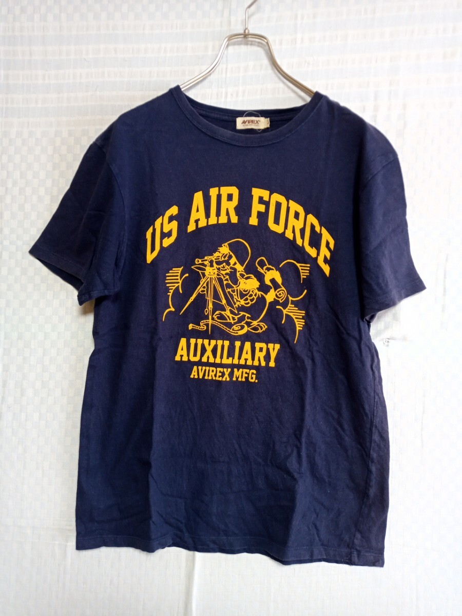 11846 ★★ AVIREX プリントTシャツ サイズL拍卖