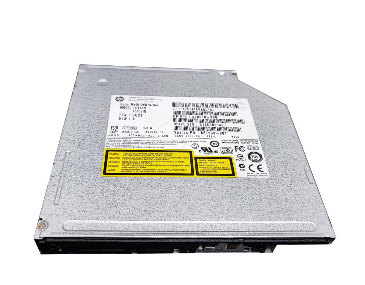 【中古パーツ】複数可 DVDドライブ ノートパソコン用 内蔵DVDスーパーマルチ 厚さ12.7mm SATA RW■HP DVD GTB0N ベゼル無し拍卖