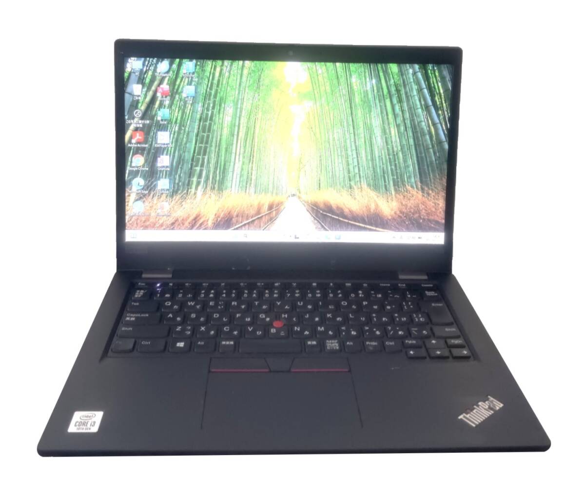 【驚速 LENOVO L13 i3-10110U 2.1GHz x4+4GB+NVME SSD256GB 13.3インチワイドノートPC】Win11+Office2021/WEBカメラ■A022815拍卖