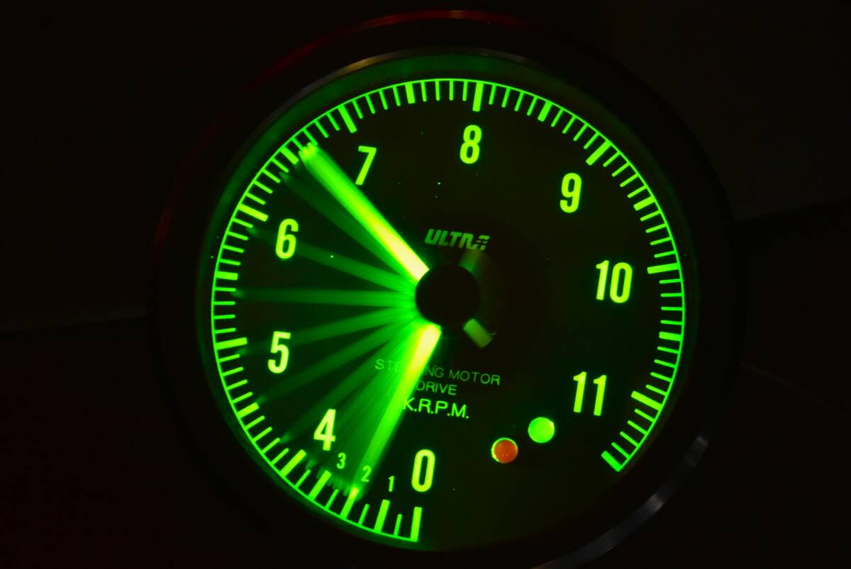 実働品!【11500rpm】永井電子 ウルトラ タコメーター 120 コントロール スイッチボックス ( クラブマン 125 115 大森 Defi デフィ スタック拍卖