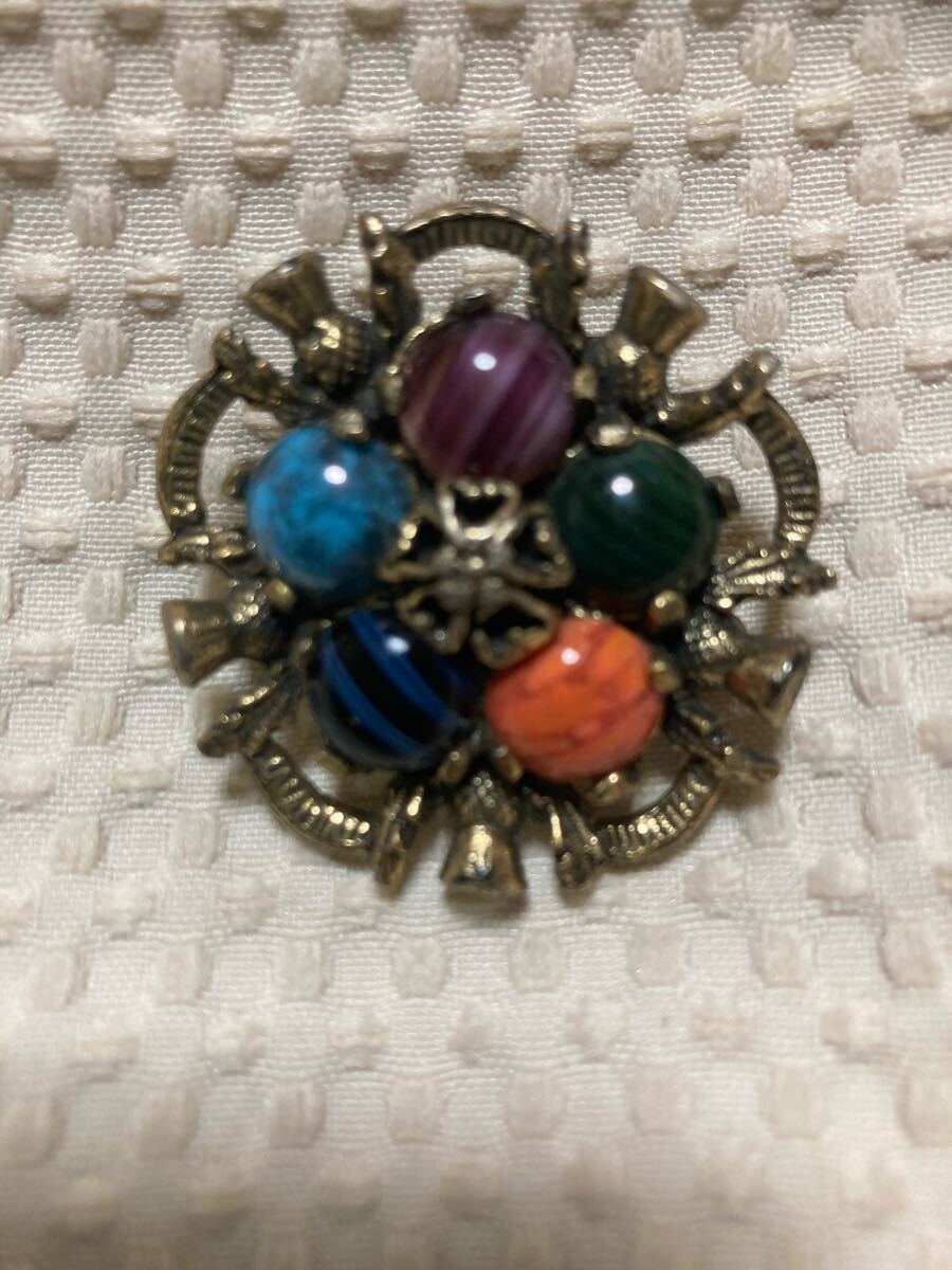 1915.英国ヴィンテージ☆MIRACLE☆ブローチ☆ミラクル拍卖