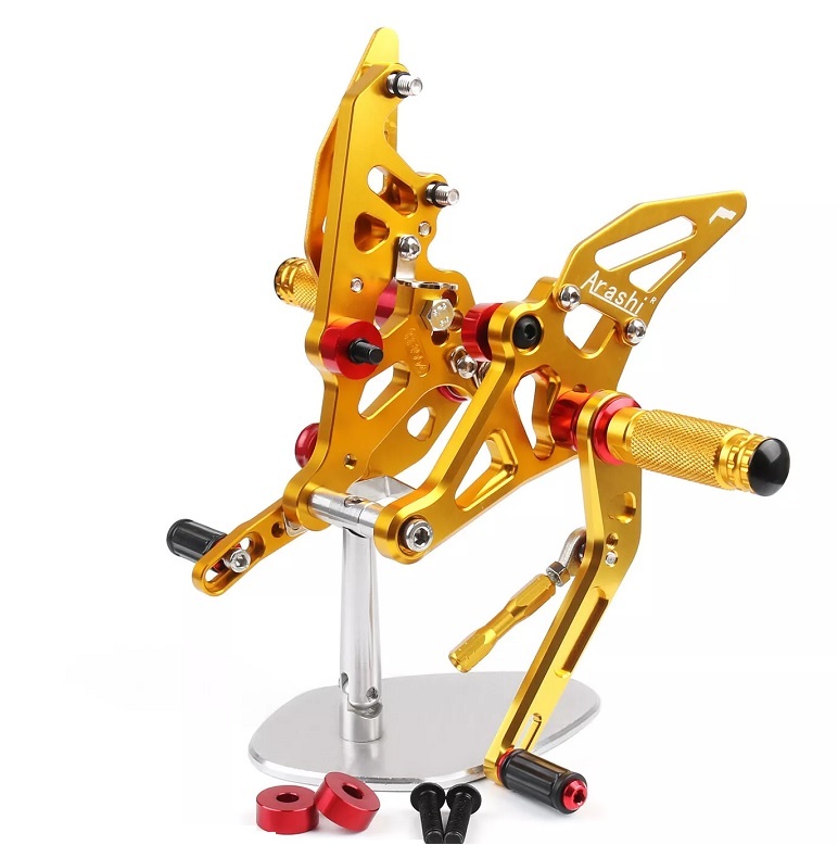 1セットのみ特価 ヤマハ MT-07 FZ-07 バックステップ 4ポジション調整可能 2014~2022 ゴールド拍卖