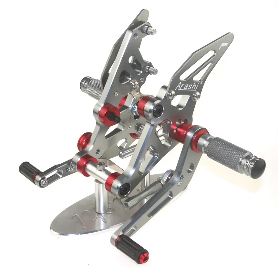 1セットのみ特価 MT-07 FZ-07 バックステップ 4ポジション調整可能 2014~2022 グレー拍卖