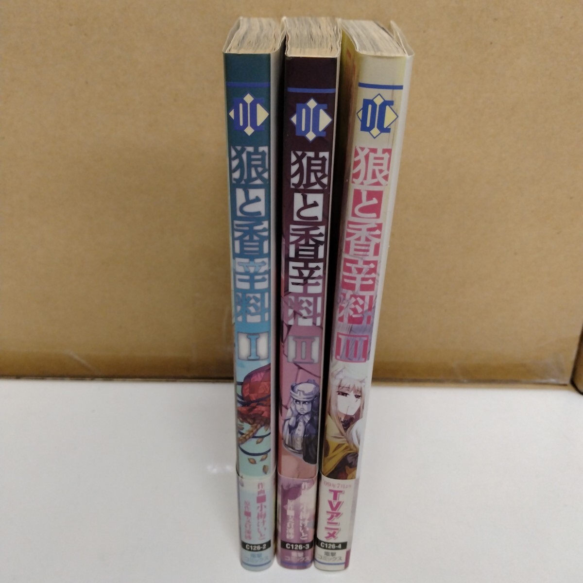 狼と香辛料 支倉凍砂 文倉十 小梅けいと 1~3巻 電撃コミックス拍卖