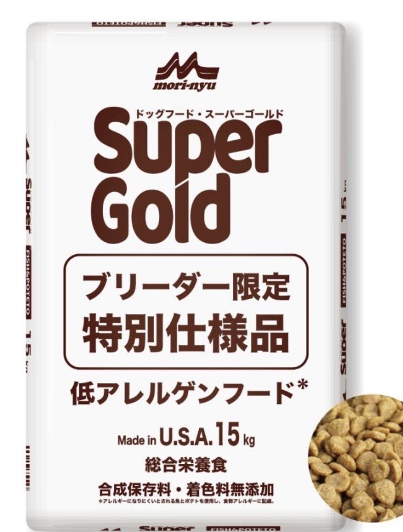 森乳スーパーゴールドフィッシュ&ポテト 中粒15kg 送料無料拍卖