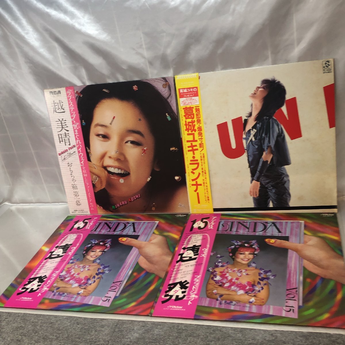【中古/現状品/KU】アン・ルイス/越美晴/葛城ユキ アルバム LP盤 レコード 計4枚おまとめ MZ0303拍卖