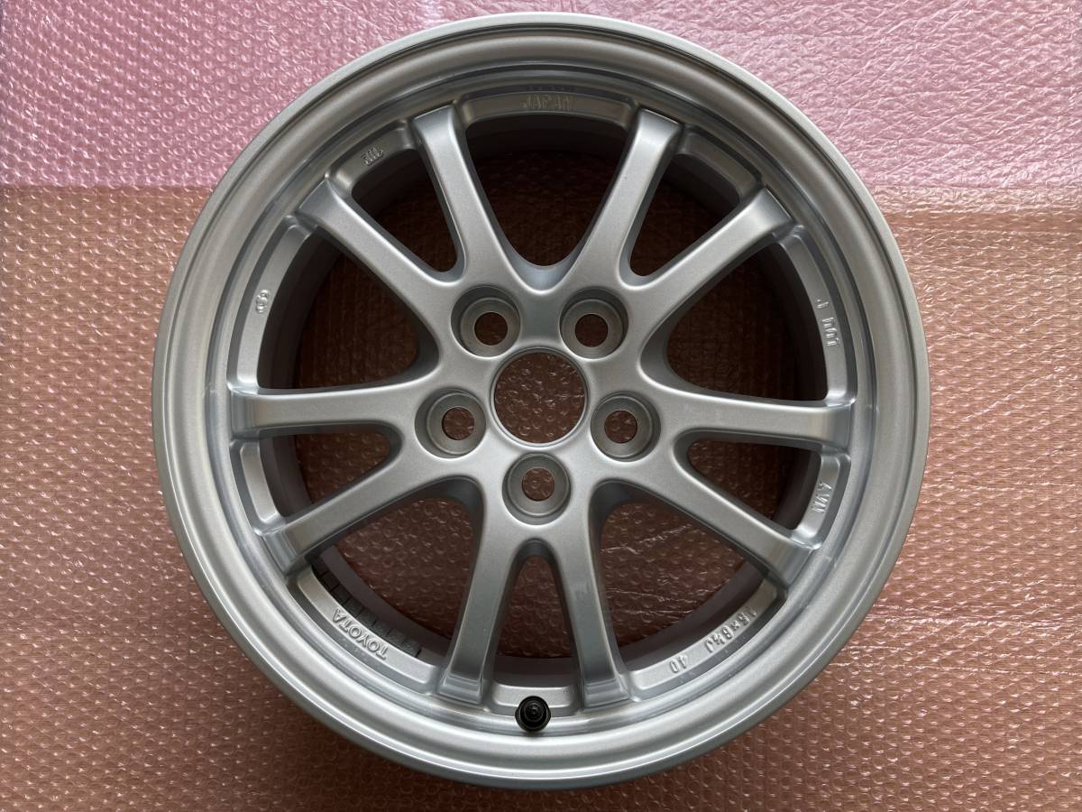 ☆ 極上 新車外し 50 プリウス 純正 15in JAPAN表記 アルミホイール 1本 PHV ☆③拍卖