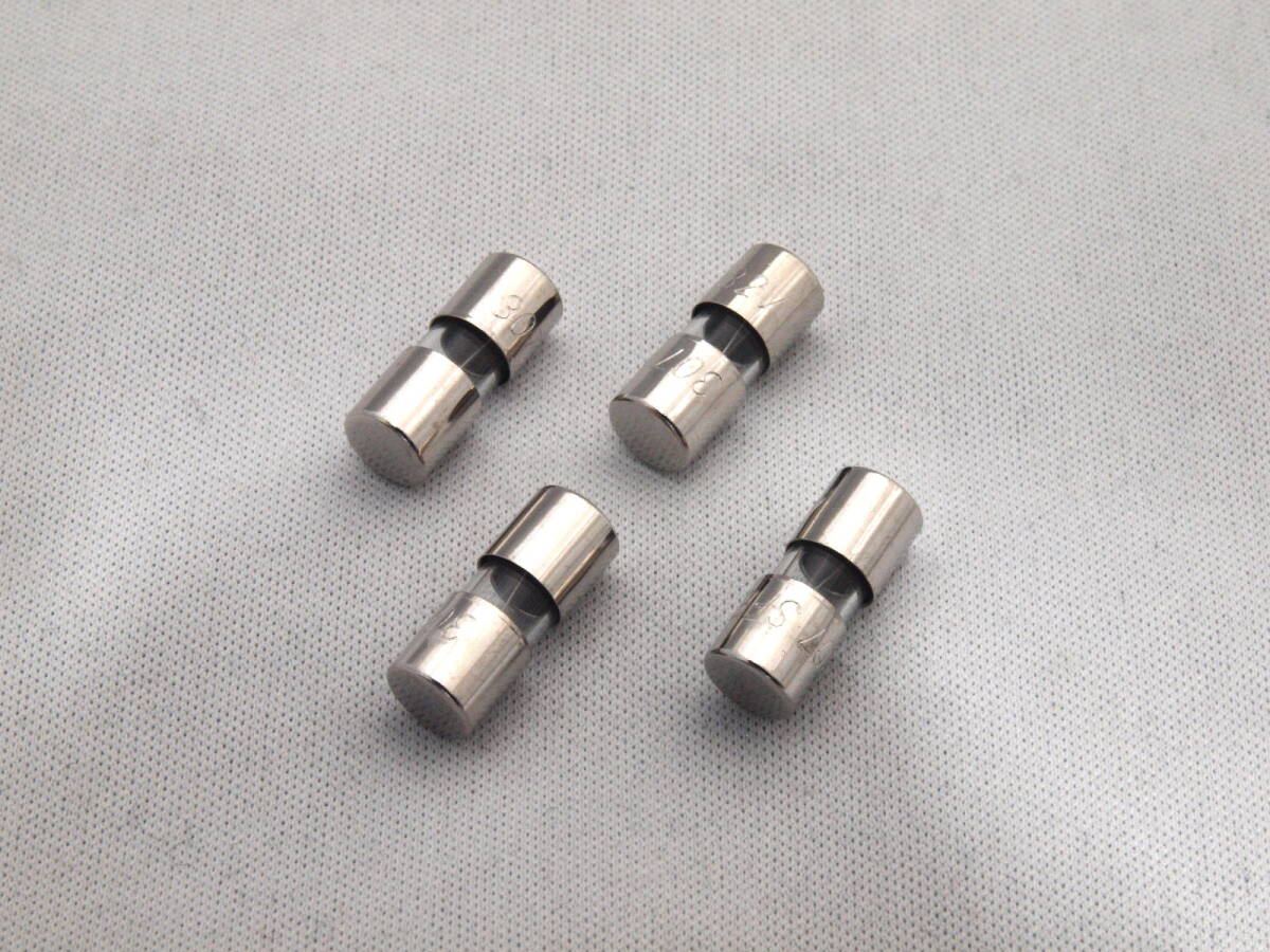 即決 Littelfuse 4A 32V 6.3 x 15.9mm 即断ヒューズ 4本 McIntosh MA5100使用拍卖