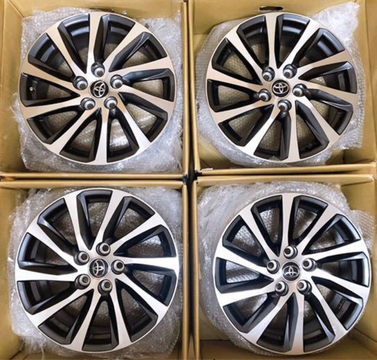 トヨタ アルファード/ヴェルファイア 17インチ純正ホイール4本17インチ 6.5J+33 pcd 114.3-5H 拍卖