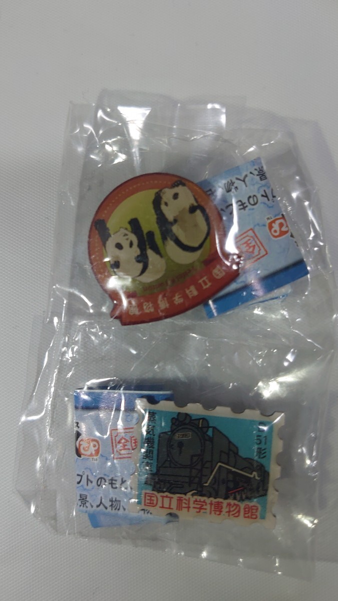 国立科学博物館 ピンバッジ ジャイアントパンダ&蒸気機関車 D51 セット未開封拍卖