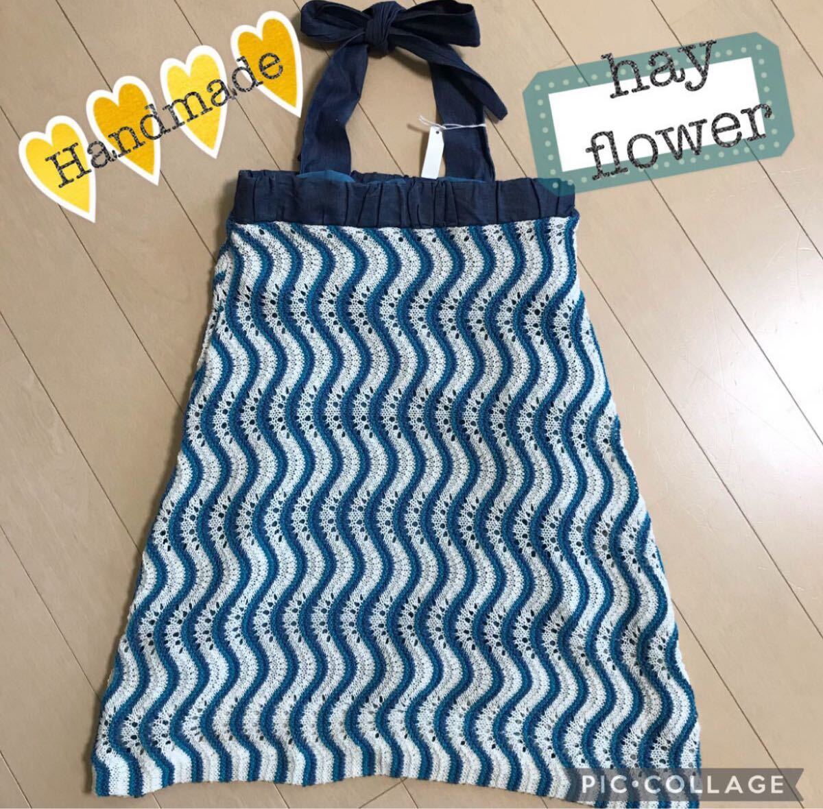 古着屋hay flowerさん オリジナルHandmade キッズワンピース拍卖