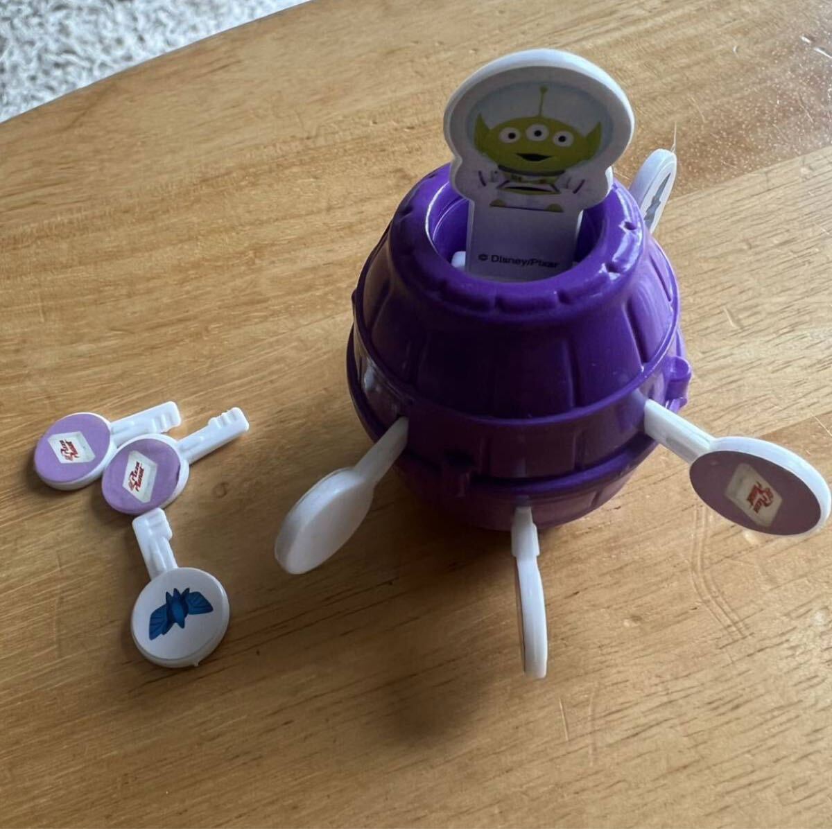 ディズニーストアガチャガチャ TOY STORY ミニ危機一髪ゲーム拍卖