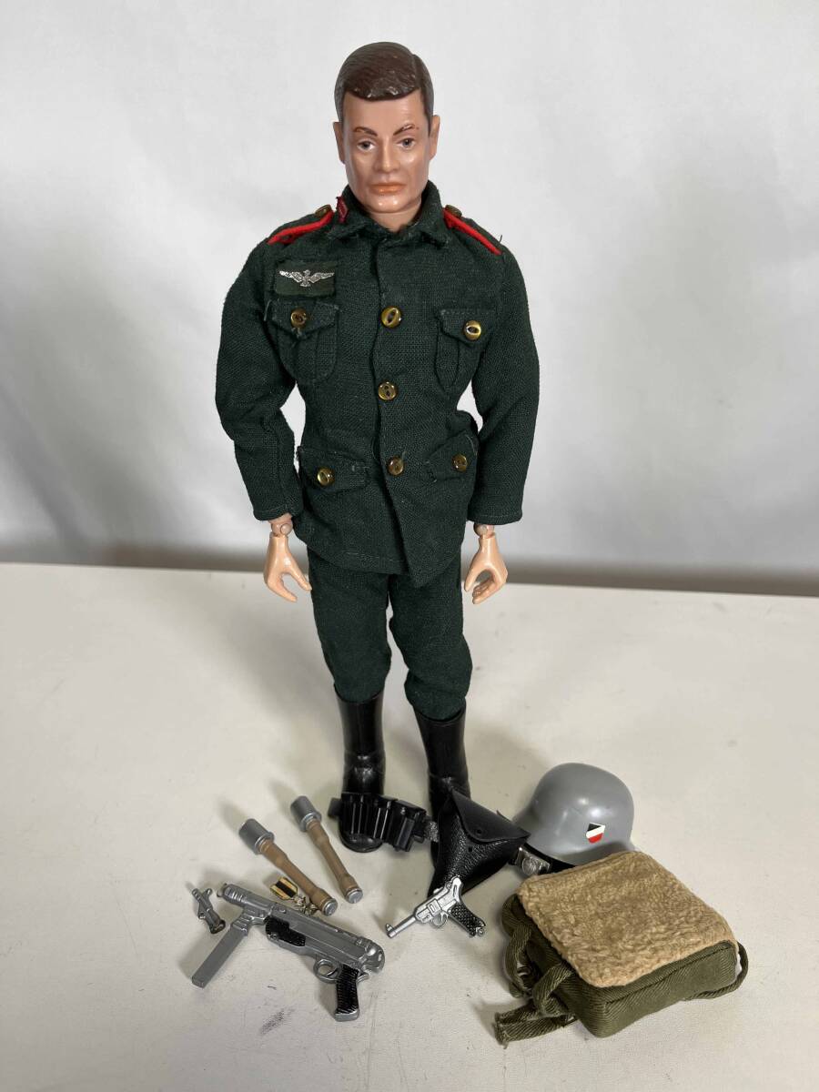 実物 ハスブロー 1960年代 70年代 GIジョー ドイツ兵 不完全品 中古品 GI JOE こち亀 破損あり パーツ不揃い拍卖