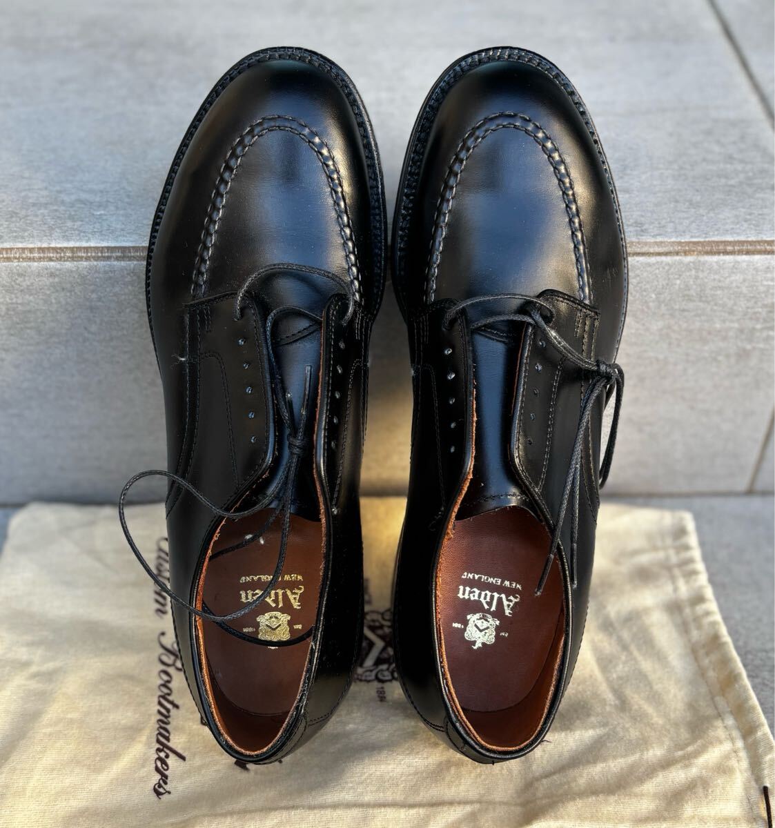 オールデン モディファイド ラスト 7.5D Uチップ Vチップ Alden カーフ54007拍卖