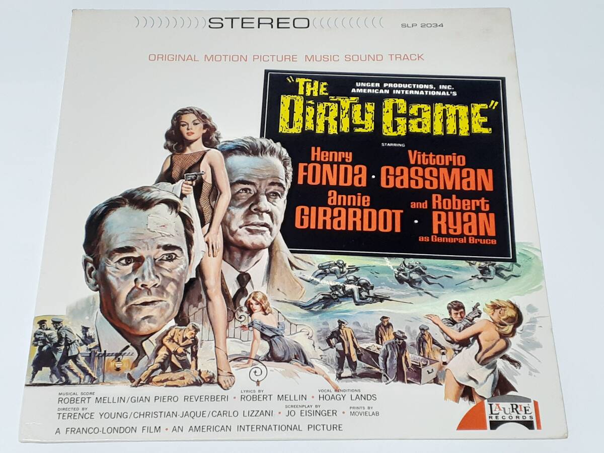 秘密大戦争(1965) The Dirty Game/ロバート・メリン Robert Mellin、ジャン・ピエロ・レヴェルベリ Gian Piero Reverberi/米LP拍卖