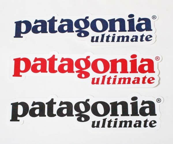 激レア パタゴニア アルティメット ステッカー 赤 黒 紺 3色セット PATAGONIA ULTIMATE STICKER シール デカール コレクション 非売品 限定拍卖