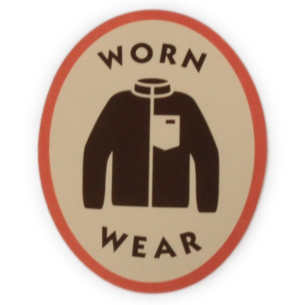 訳あり パタゴニア ウォーン ウェア キャンペーン ステッカー 2015 レトロ エックス Patagonia WORN WEAR RETRO X シール 非売品 修理 新品拍卖