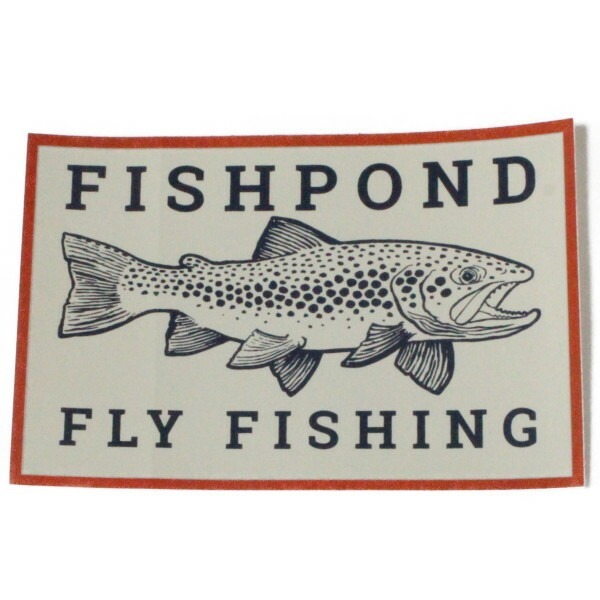 訳あり フィッシュポンド ステッカー ブラウン トラウト フライフィッシング FISHPOND STICKER TROUT 鱒 魚 釣 シール カスタム ネット 拍卖