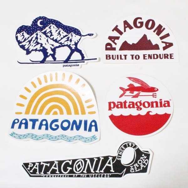 訳あり パタゴニア ステッカー 5種セット PATAGONIA ノルディックバイソン ノーダム ピトン ジオロジャーズ トライデント シール SET拍卖