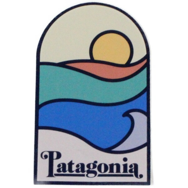 パタゴニア サンセット セッツ ステッカー 海外版 紙製 PATAGONIA Sunset Sets STICKER 波 太陽 シール デカール ブランド ロゴ カスタム拍卖