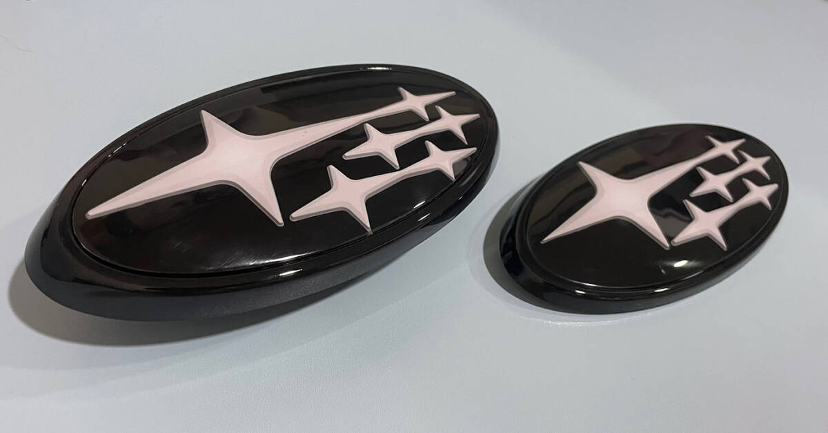 2022~ スバル VB WRX STI S4 フロント リア エンブレム セット 白 6連星拍卖