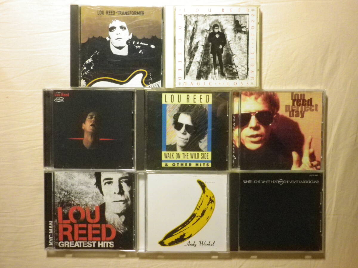 『Lou Reed & Velvet Underground CD8枚セット』(Transformer,Magic And Loss,Ecstasy,Walk On The Wild Side,Perfect Day,NYC Man)拍卖