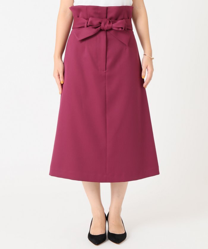 SPICK AND SPAN◆スピックアンドスパン◆ピンクハイウエストスカート拍卖