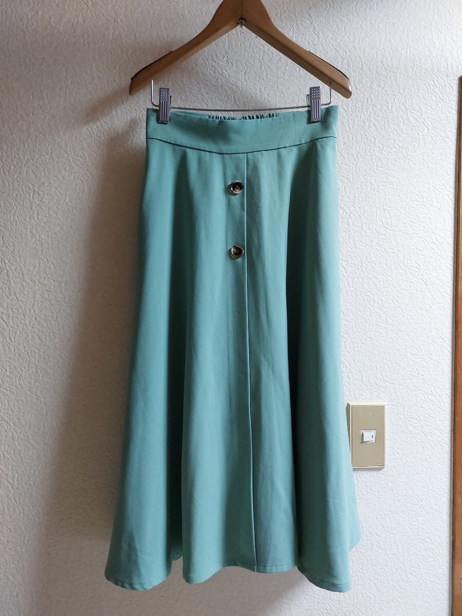 an another angelus◆アンアナザーアンジェラス◆グリーンフレアースカート拍卖