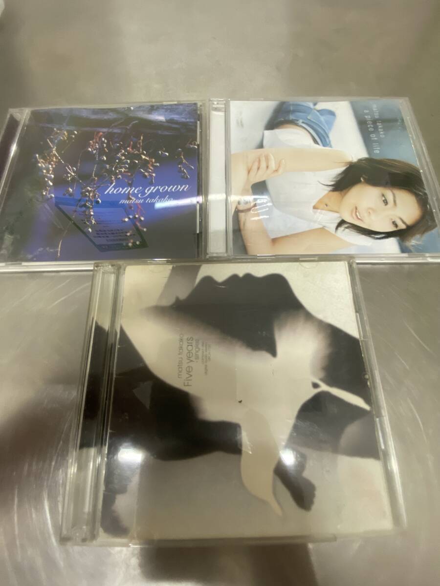 松たか子 ベストアルバム CD matsu takako Five years 〜Singles レンタルアップ品 ジャンク品+アルバム CD 計3枚セット拍卖