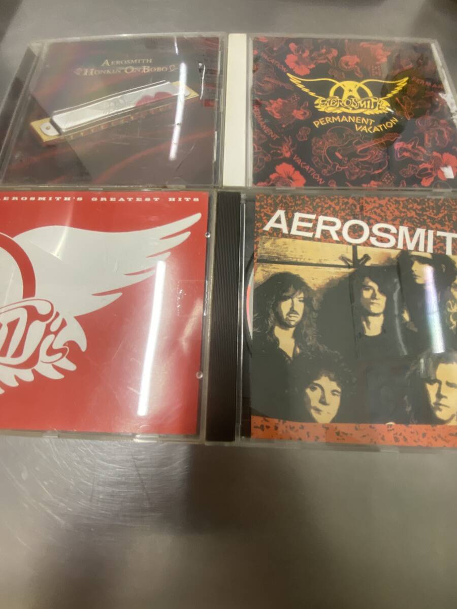 エアロスミス ベストアルバム CD AEROSMITH'S GREATES HITS+アルバム CD 計4枚セット拍卖
