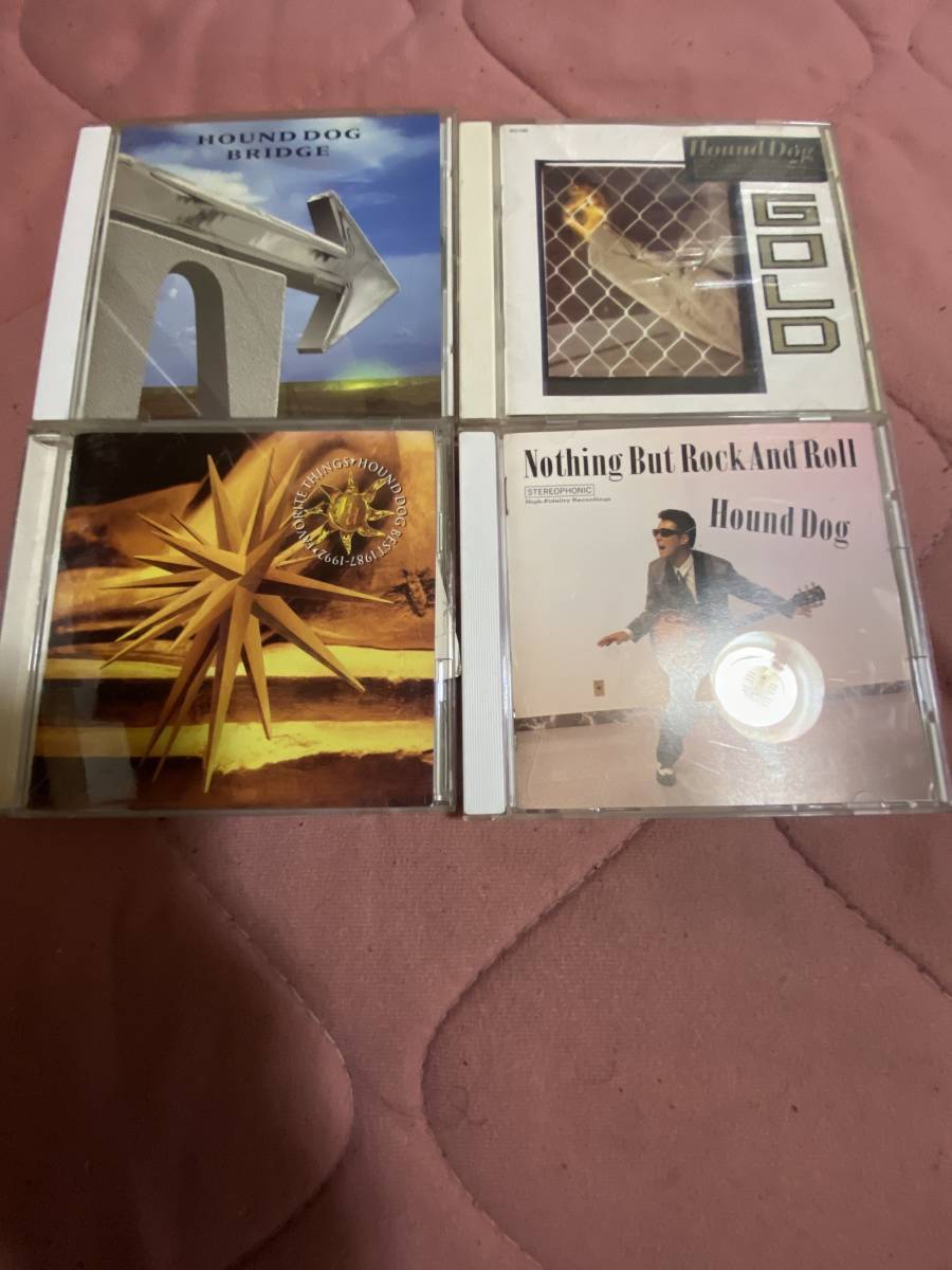 HOUND DOG ベストアルバム+アルバム 計4枚セット(ハウンドドッグ 大友康平)拍卖