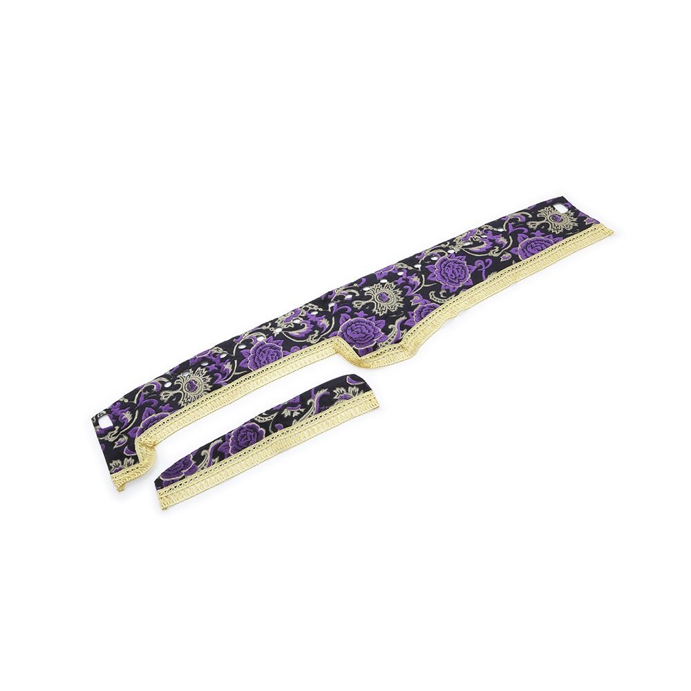 トラック用品 内装 金華山 モンブランローズ ダッシュマット パープル ふそう ブルーテックキャンター ワイド R6/1~(134)【送料800円】拍卖