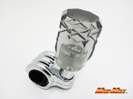 MADMAX トラック用品 クロスカット ハンドルスピンナー スモーク/運転サポート くるくる スピナー 乗用車 軽トラック 軽バン【送料800円】拍卖